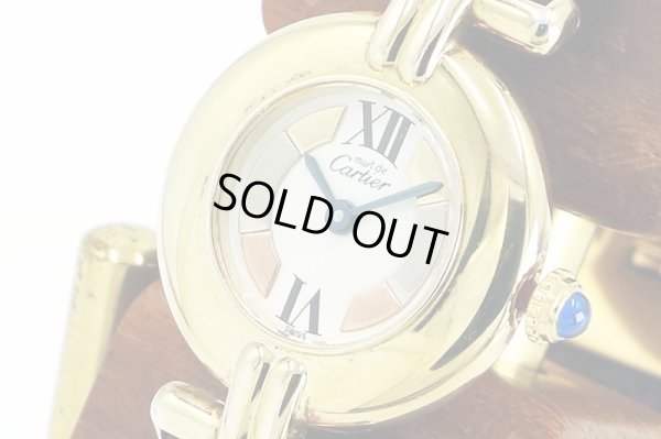 カルティエ　マストコリゼ　１９０２　白文字盤　サイド拡大