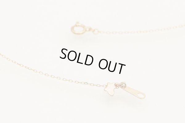 サマンサティアラ　K18PG ダイアイリネックレス 1.20g　留め具外したイメージ