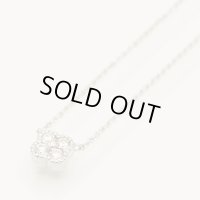 ポンテヴェキオ　K18WG ダイアイリネックレス 0.14ct 1.70g