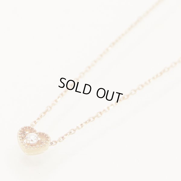 ポンテヴェキオ　K18PG ダイアイリネックレス 0.03ct 1.80g
