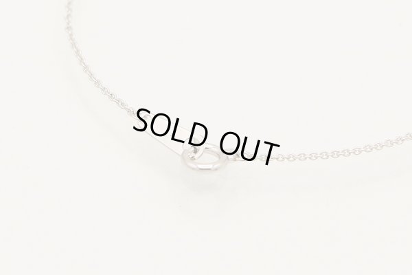 ポンテヴェキオ　K18WG ダイアイリネックレス 0.14ct 1.70g　留め具イメージ