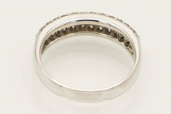 ポンテヴェキオ　K18WG ダイアイリリング 0.61ct 3.70g　内側