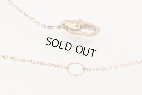 ポンテヴェキオ　K18PG ダイアイリネックレス 0.03ct 1.80g　留め具