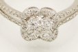 ポンテヴェキオ　K18WG ダイアイリリング 0.52ct 2.60g　拡大