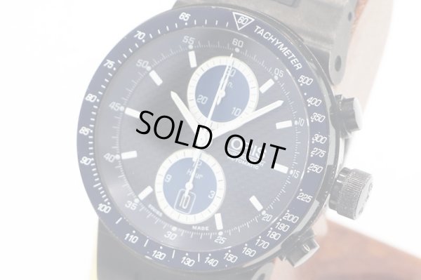 オリス　ウィリアムズ　Ｆ１クロノグラフ　６７３．７５６３　黒文字盤　サイド拡大