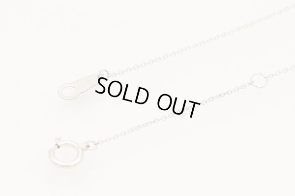 タサキ　PT900/850 パールダイアイリペンダントネックレス 0.03ct 2.90g　留め具外したイメージ(2)