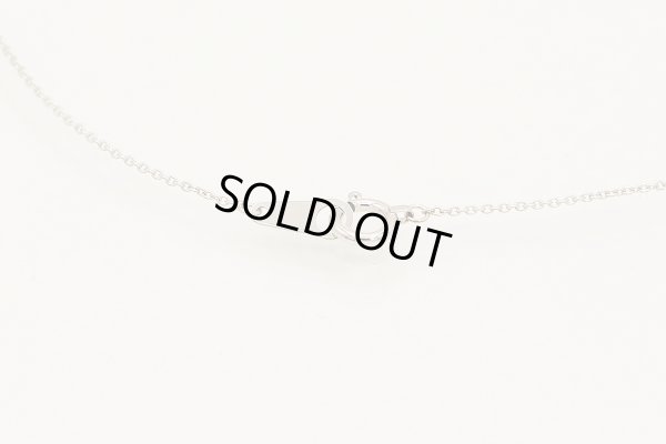 タサキ　PT900/850 パールダイアイリペンダントネックレス 0.03ct 2.90g　留め具