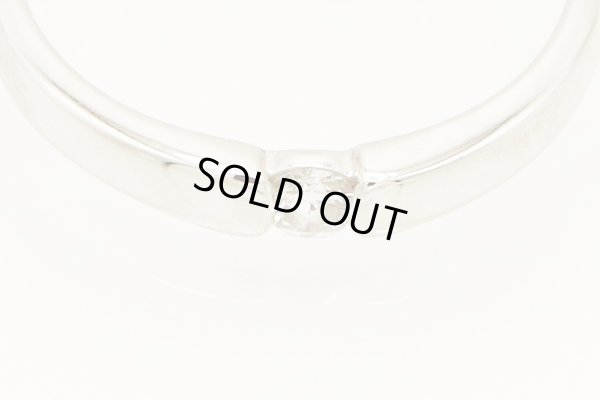 タサキ　PT1000 ダイアイリリング 0.07ct 2.80g　拡大