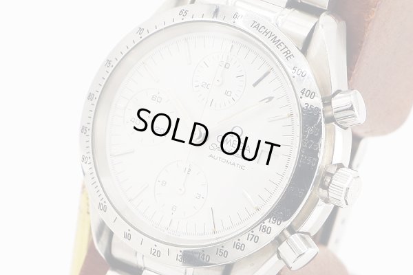 オメガ　スピードマスターデイト旧型　３５１１．２０　白文字盤　サイド拡大