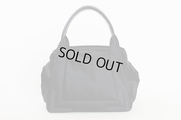 バレンシアガ ネイビー スモールカバス 339933210K41090 ブラック　裏面