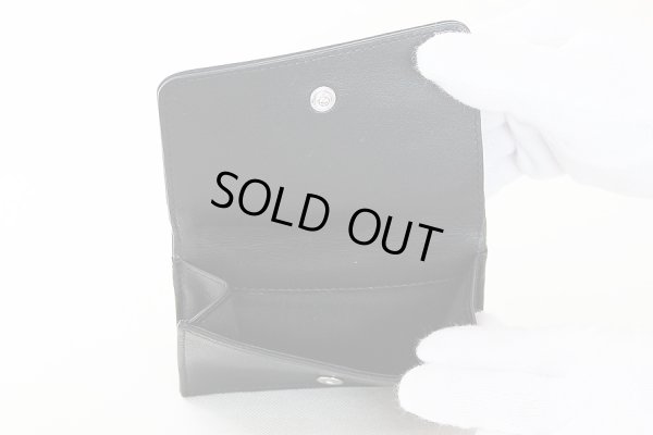 シャネル　カメリア スモールフラップウォレット AP0116 ブラック／SIV金具　小銭入れ