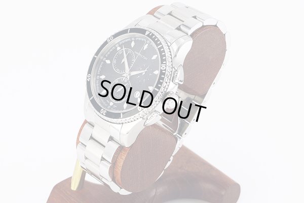 ハミルトン　ジャズマスター　クロノグラフ　Ｈ３７５１２０　黒文字盤　サイド