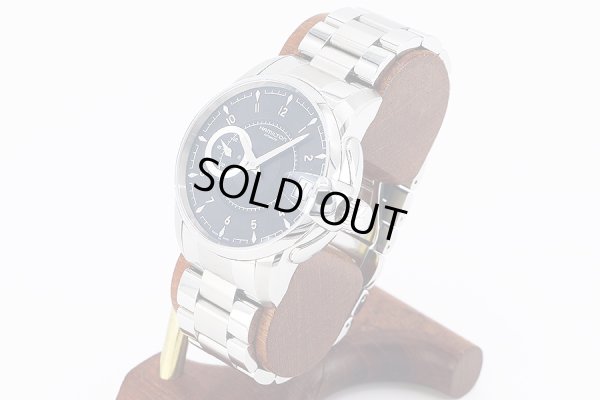 ハミルトン　レイルロード　Ｈ４０６１５０　黒文字盤　サイド