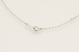 ミキモト　K18WG ダイアイリペンダントネックレス 0.31ct 3.10g　装着イメージ