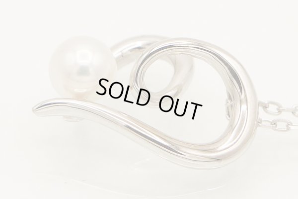 ミキモト　K18WG パールイリペンダントネックレス 6.00mm 5.30g　拡大