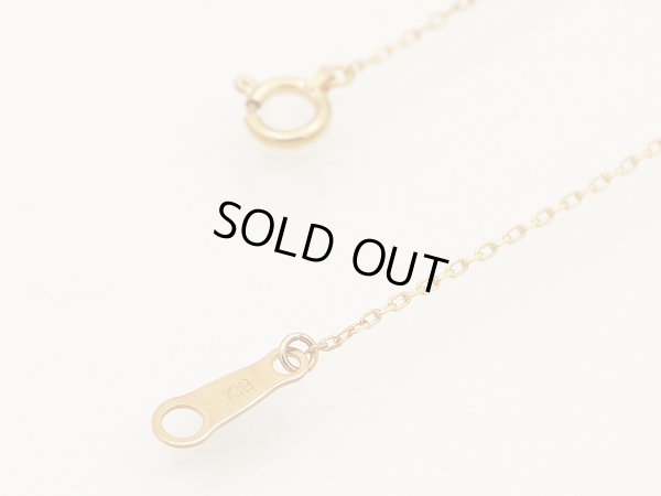 ヴァンドーム　K18PG ダイアイリネックレス 0.40ct 2.60g　留め具外したイメージ(2)