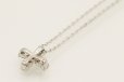 ミキモト　K18WG ダイアイリペンダントネックレス 0.31ct 3.10g　裏面