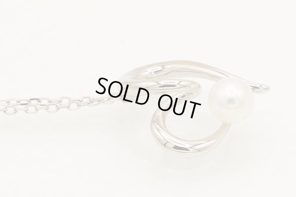 ミキモト　K18WG パールイリペンダントネックレス 6.00mm 5.30g　拡大(2)