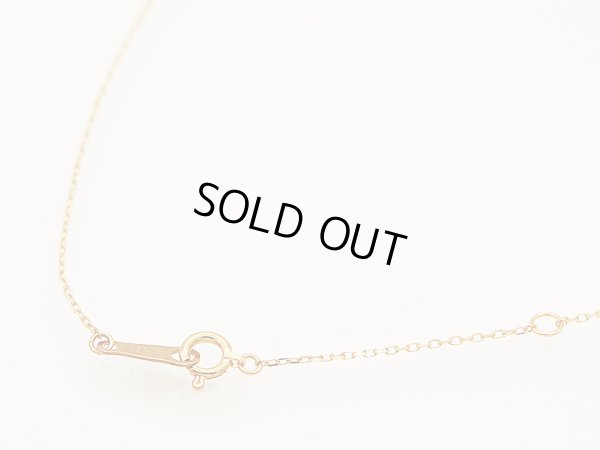 ヴァンドーム　K18PG ダイアイリネックレス 0.40ct 2.60g　留め具