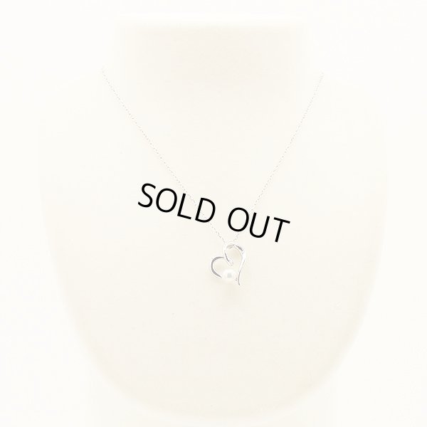 ミキモト　K18WG パールイリペンダントネックレス 6.00mm 5.30g　装着イメージ