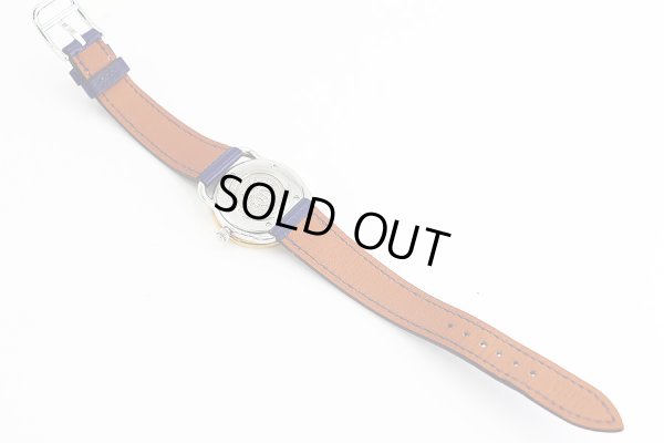 エルメス　アルソー　ＡＲ５．２２０ａ　白文字盤　革ベルト状態　裏面