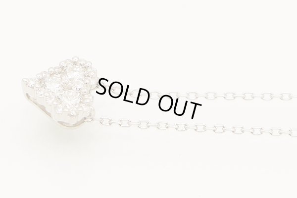 ヴァンドーム　PT950/850 ダイアイリネックレス 0.30ct 2.40g　拡大