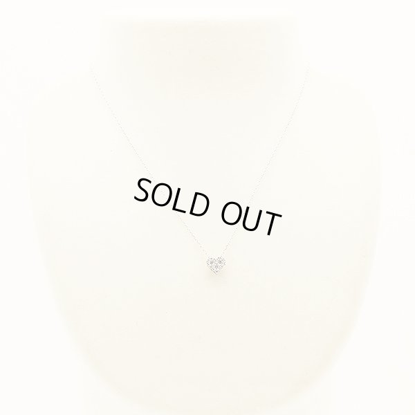 ヴァンドーム　PT950/850 ダイアイリネックレス 0.30ct 2.40g　装着イメージ