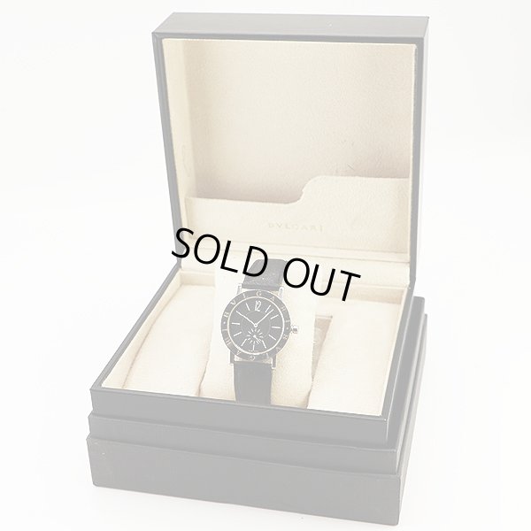 ブルガリ　ブルガリブルガリ　ＢＢ３３ＳＬＰＳ　黒文字盤　箱