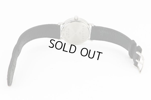 ブルガリ　ブルガリブルガリ　ＢＢ３３ＳＬＰＳ　黒文字盤　革ベルト