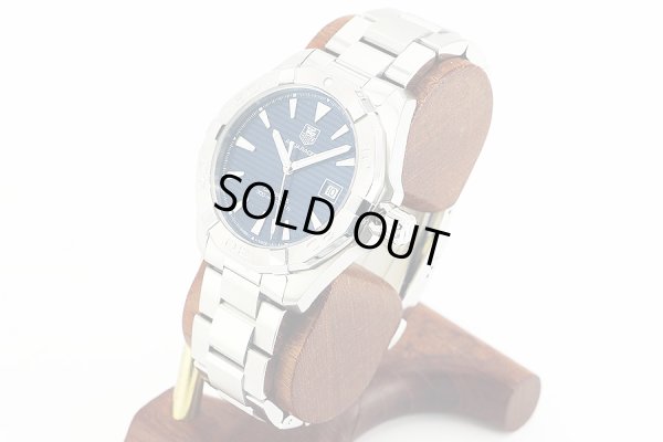 タグホイヤー　アクアレーサー　キャリバー５　ＷＡＹ２１１２　紺文字盤　サイド