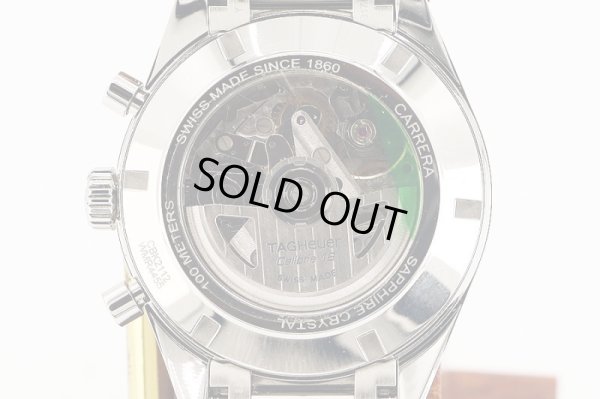 タグホイヤー　カレラ　ＣＢＫ２１１２　青文字盤　裏面拡大