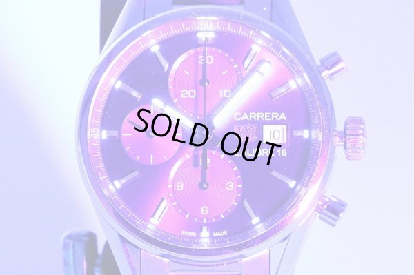 タグホイヤー　カレラ　ＣＢＫ２１１２　青文字盤　ライト