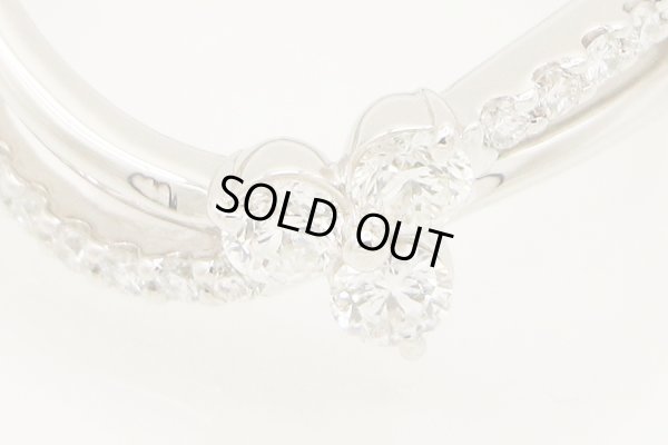 PT900 ダイアイリリング 0.50ct 6.30g　拡大