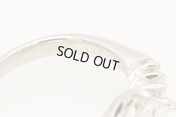 PT900 ダイアイリリング 1.00ct 6.80g　刻印(2)