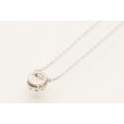 ヴァンドーム　K18WG ダイアイリネックレス 0.12ct 1.20g　裏面