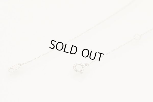 ヴァンドーム　K18WG ダイアイリネックレス 0.12ct 1.20g　留め具外したイメージ(2)