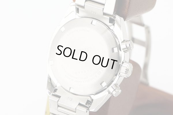 セイコー　プロスペック　ＳＢＤＬ０８５　クロノ　Ｖ１９２－０ＡＦ０ 白文字盤　裏面拡大