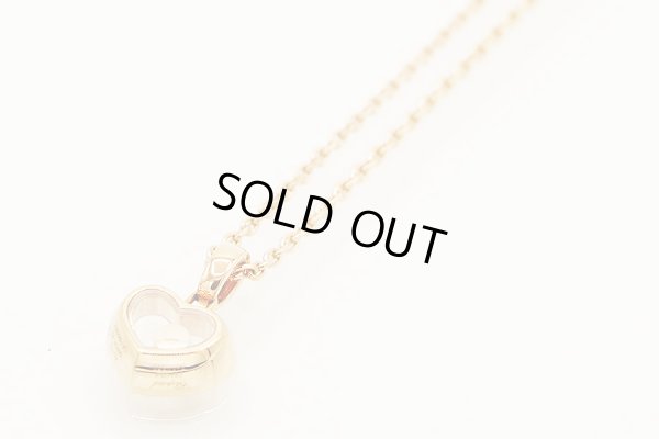 ショパール 750PG ハッピーダイヤモンドアイコン ペンダントネックレス 6.50g　裏面