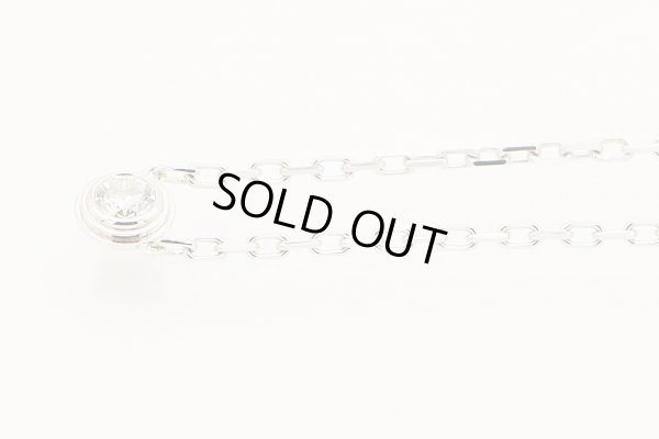 カルティエ　750WG ダムール ネックレス スモールモデル 2.90g　サイド