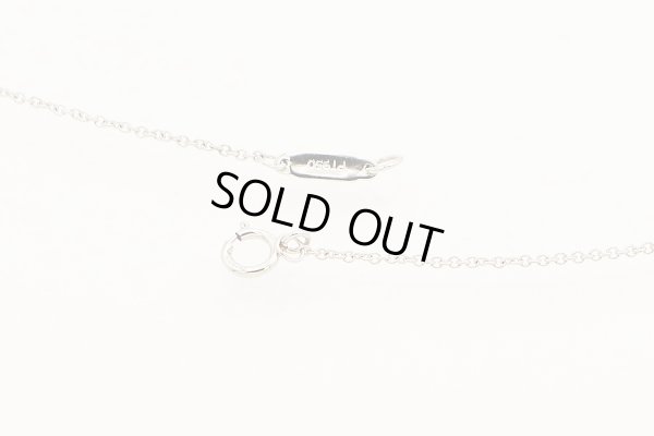 ティファニー　PT950 クロス ダイアイリペンダントネックレス 3.50g　留め具外したイメージ