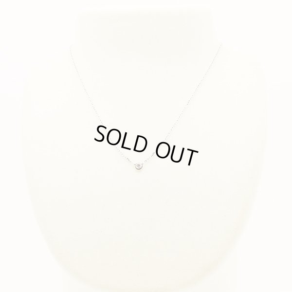 カルティエ　750WG ダムール ネックレス スモールモデル 2.90g　装着イメージ