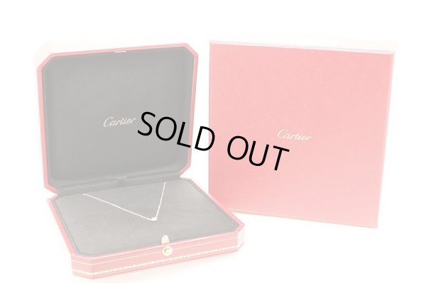 カルティエ　750WG ダムール ネックレス スモールモデル 2.90g　箱