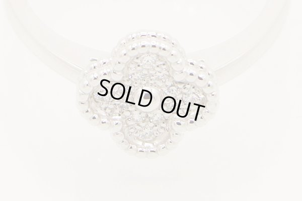 ヴァンクリーフ＆アーペル 750WG スウィートアルハンブラ ダイアイリリング 3.40g　拡大(2)