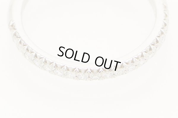 ティファニー　PT950 ダイアイリ ハーフエタニティリング 2.90g　拡大