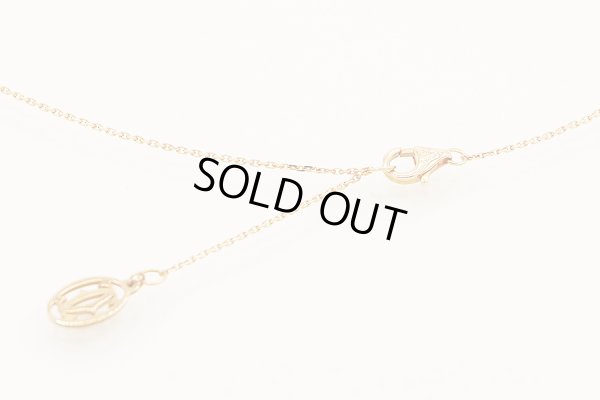 カルティエ　750PG トルタ ハート パヴェ ネックレス 3.10g　留め具