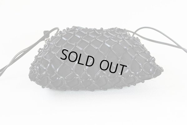 プラダ メッシュクラッチショルダーバック 1BC075 ブラック 底