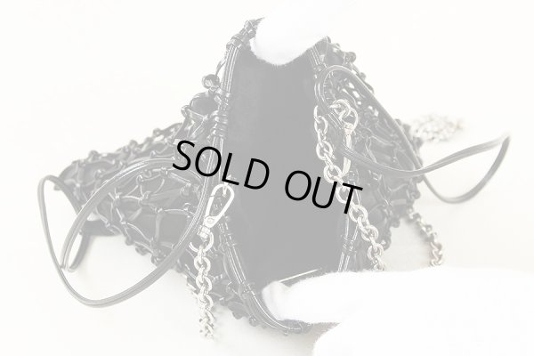 プラダ メッシュクラッチショルダーバック 1BC075 ブラック 中身