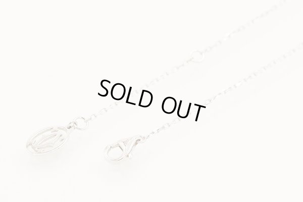 カルティエ　750WG ダムール ネックレス スモールモデル 2.90g　留め具