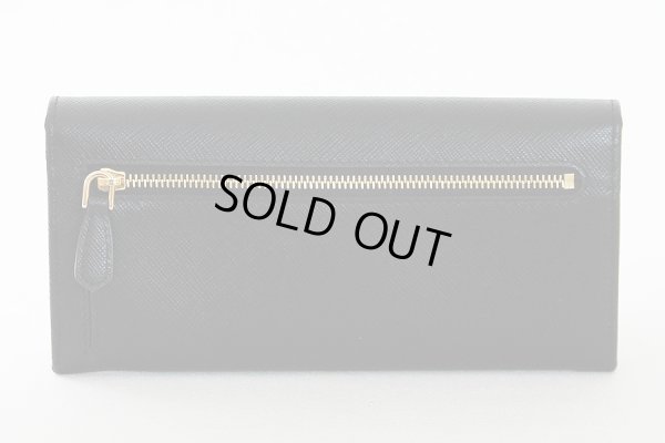 プラダ ニツ折長財布 1MH132 NERO/IBISCO 裏面