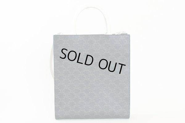 セリーヌ スモール バーティカルカバ 191542CIM．01BC タン／ホワイト　裏面